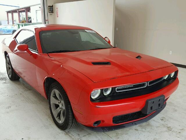 2C3CDZAGXFH719069 - 2015 DODGE CHALLENGER RED photo 1