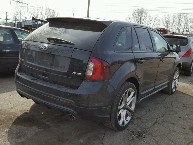 2FMDK3AK5BBA60348 - 2011 FORD EDGE SPORT BLACK photo 4