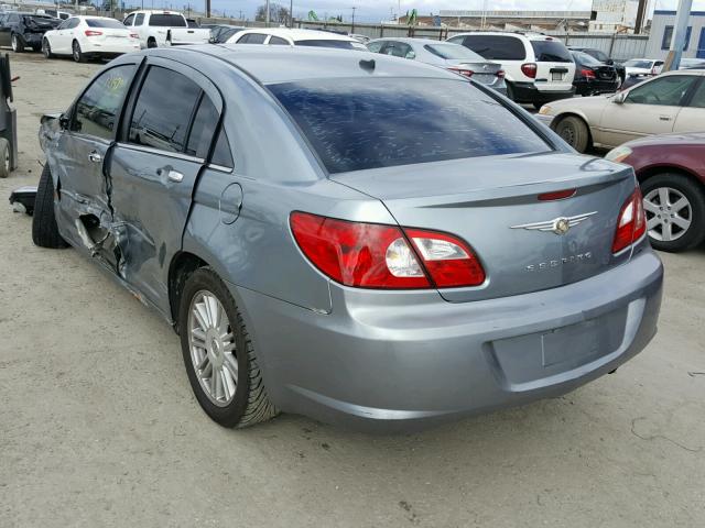 1C3LC66K97N550394 - 2007 CHRYSLER SEBRING LI GRAY photo 3