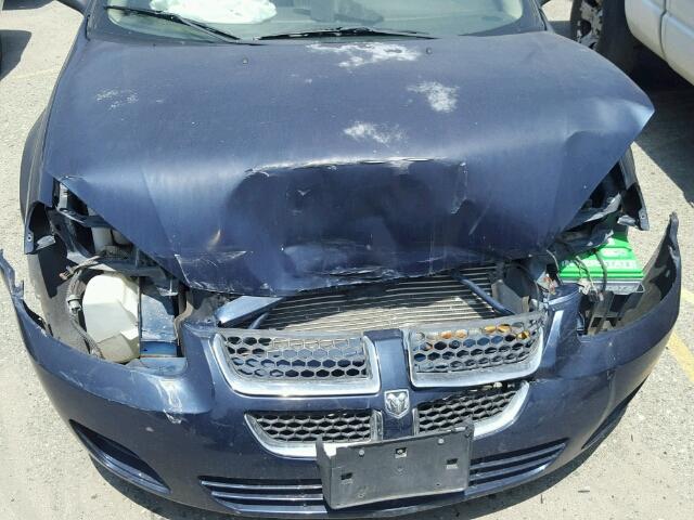 1B3EL46X96N201899 - 2006 DODGE STRATUS SX BLUE photo 7