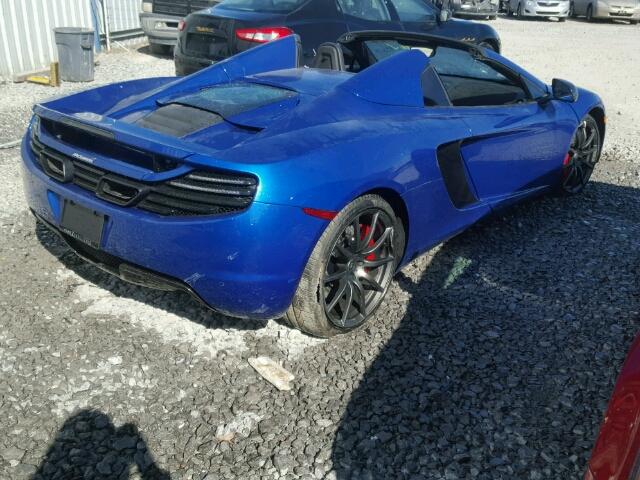 SBM11BAA2DW002377 - 2013 MCLAREN AUTOMOTIVE MP4-12C SP BLUE photo 4