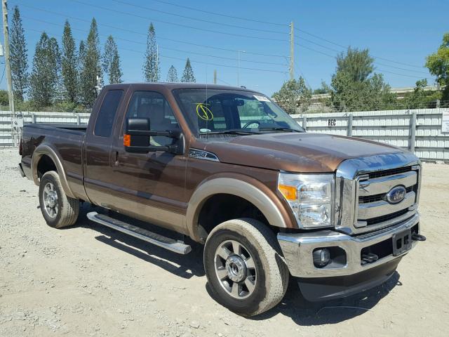 1FT7X2B6XCEC08966 - 2012 FORD F250 SUPER BROWN photo 1