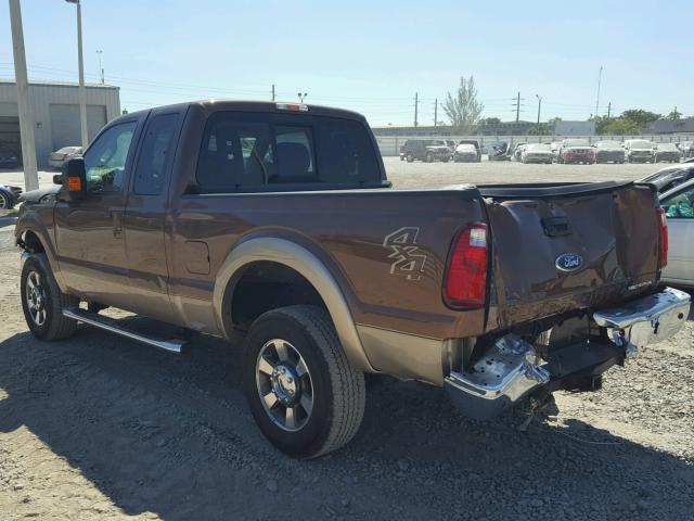 1FT7X2B6XCEC08966 - 2012 FORD F250 SUPER BROWN photo 3