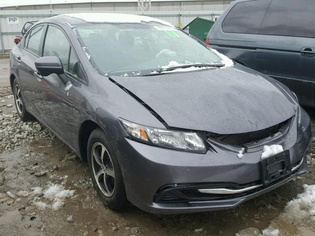 19XFB2F73FE112974 - 2015 HONDA CIVIC SE GRAY photo 1