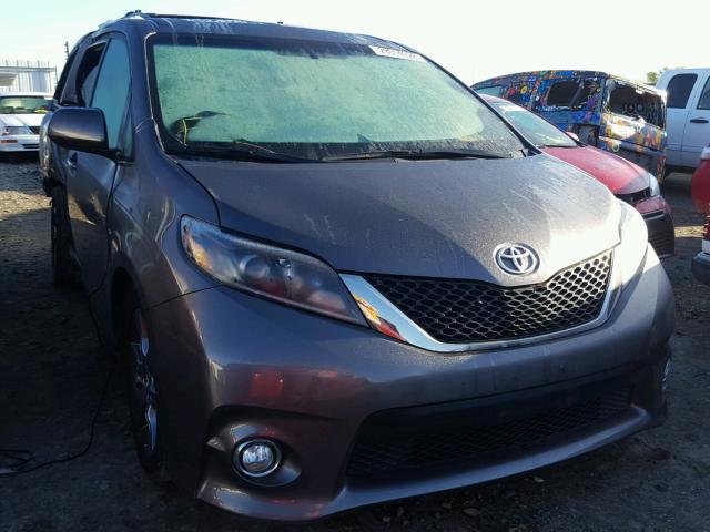 5TDXK3DC7FS662405 - 2015 TOYOTA SIENNA SPO CHARCOAL photo 1