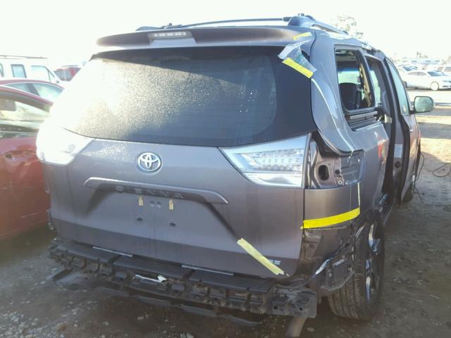 5TDXK3DC7FS662405 - 2015 TOYOTA SIENNA SPO CHARCOAL photo 4