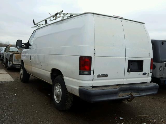 1FTNE24L87DA66984 - 2007 FORD ECONOLINE WHITE photo 3