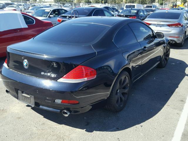 WBAEH734X5B191506 - 2005 BMW 645 CI AUT BLACK photo 4