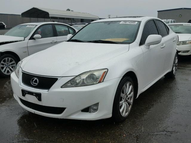 JTHCK262282024598 - 2008 LEXUS IS 250 WHITE photo 2