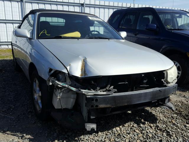 2T1FF28P02C596662 - 2002 TOYOTA CAMRY SOLA SILVER photo 1