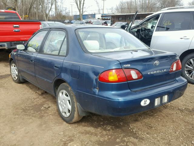 2T1BR18EXXC158382 - 1999 TOYOTA COROLLA VE BLUE photo 3