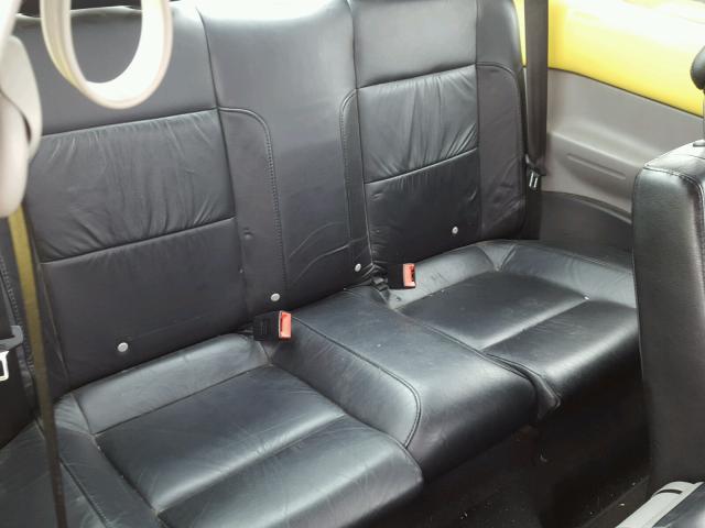 3VWED21C71M481228 - 2001 VOLKSWAGEN NEW BEETLE YELLOW photo 6
