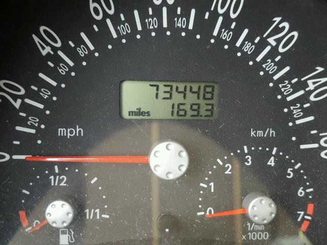 3VWED21C71M481228 - 2001 VOLKSWAGEN NEW BEETLE YELLOW photo 8