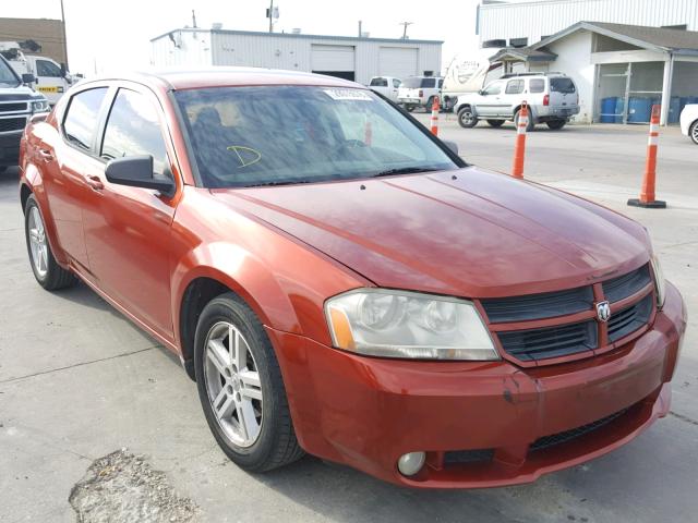 1B3LC56K58N108348 - 2008 DODGE AVENGER SX ORANGE photo 1