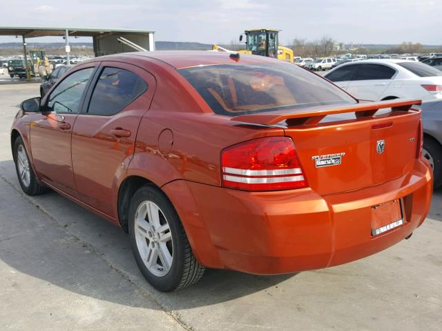 1B3LC56K58N108348 - 2008 DODGE AVENGER SX ORANGE photo 3