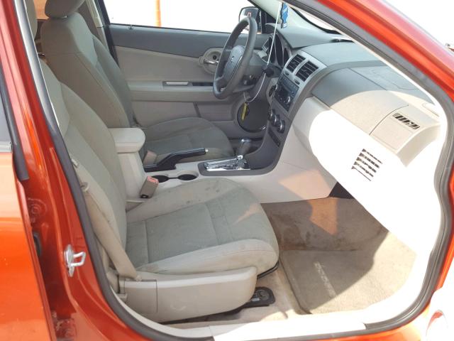 1B3LC56K58N108348 - 2008 DODGE AVENGER SX ORANGE photo 5