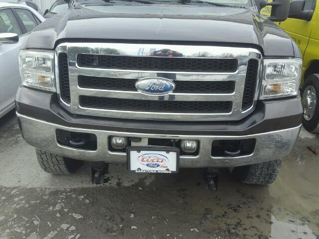 1FTSX21505EC45031 - 2005 FORD F250 SUPER GRAY photo 9