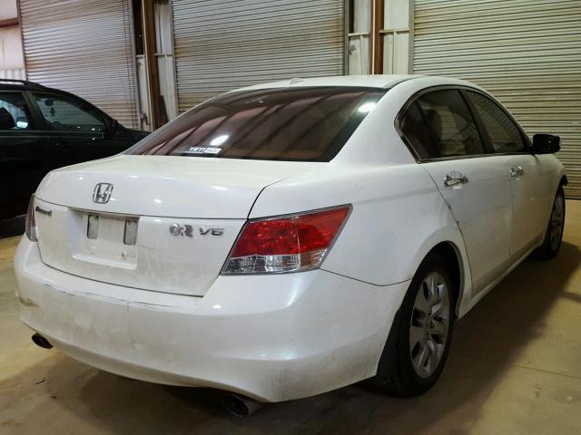 1HGCP3F81AA017314 - 2010 HONDA ACCORD EXL WHITE photo 4