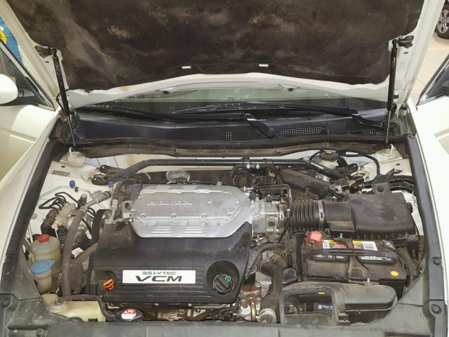 1HGCP3F81AA017314 - 2010 HONDA ACCORD EXL WHITE photo 7