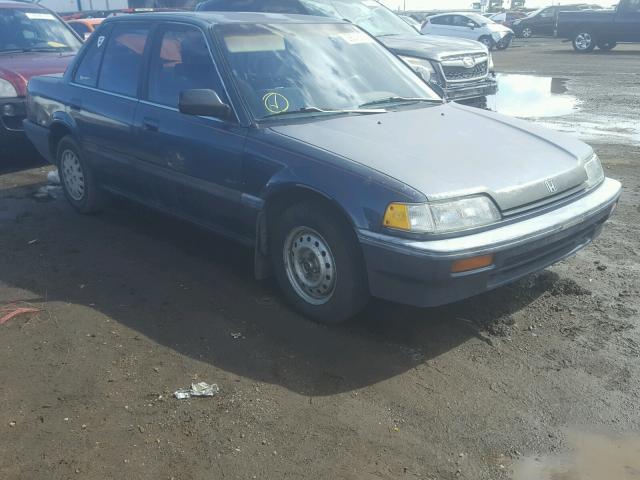 1HGED3552KA033774 - 1989 HONDA CIVIC LX BLUE photo 1