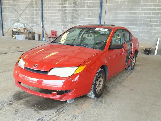 1G8AN12F44Z230357 - 2004 SATURN ION LEVEL RED photo 2