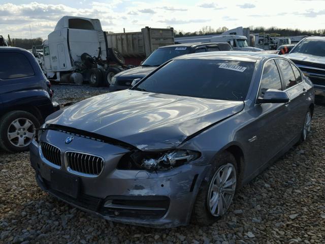 WBA5A7C54ED615831 - 2014 BMW 528 XI GRAY photo 2