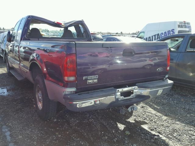 1FTNX20F6XEA75512 - 1999 FORD F250 SUPER PURPLE photo 3