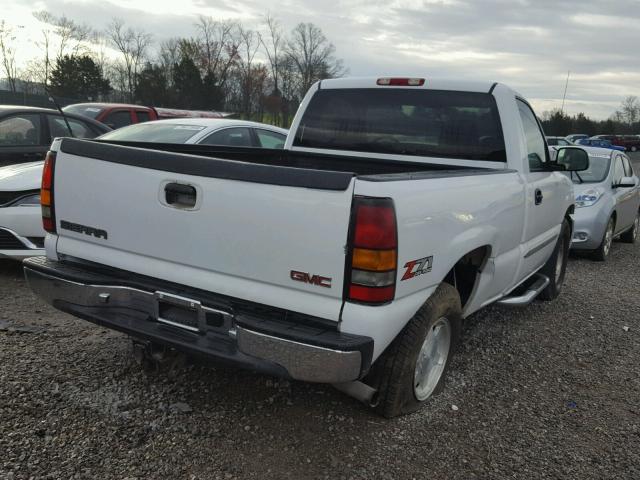 1GTEK14T54Z171368 - 2004 GMC NEW SIERRA WHITE photo 4