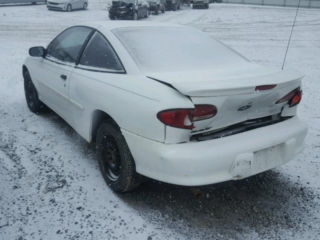 1G1JC1241X7278255 - 1999 CHEVROLET CAVALIER B WHITE photo 3