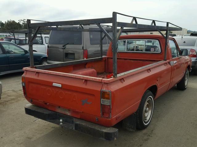 JT4RN44S3B0033041 - 1981 TOYOTA PICKUP / C ORANGE photo 4