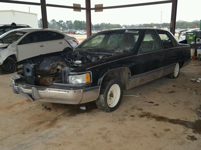 1G6DW52P5SR714005 - 1995 CADILLAC FLEETWOOD BLACK photo 2