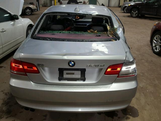 WBAWC33597PD05055 - 2007 BMW 328 XI SILVER photo 9