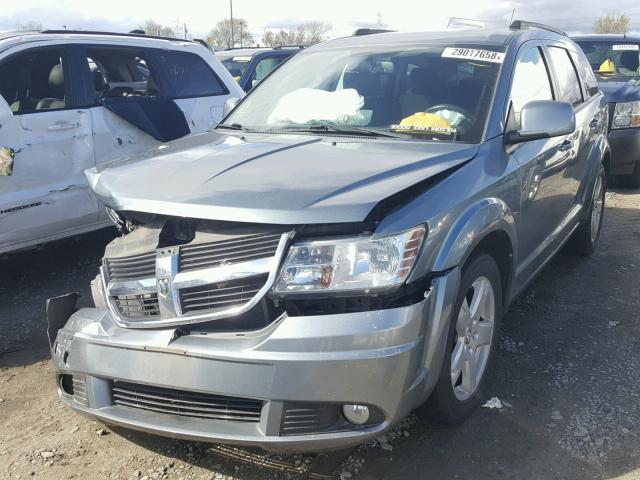 3D4PH5FV0AT125627 - 2010 DODGE JOURNEY SX BLUE photo 2