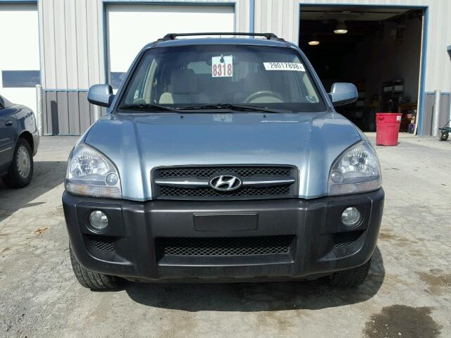 KM8JN12D36U442344 - 2006 HYUNDAI TUCSON GLS BLUE photo 9