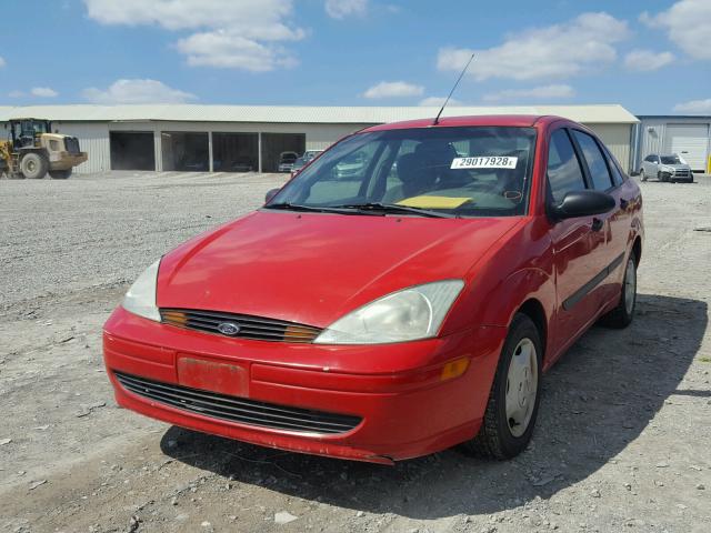 1FAFP33P62W196709 - 2002 FORD FOCUS LX RED photo 2