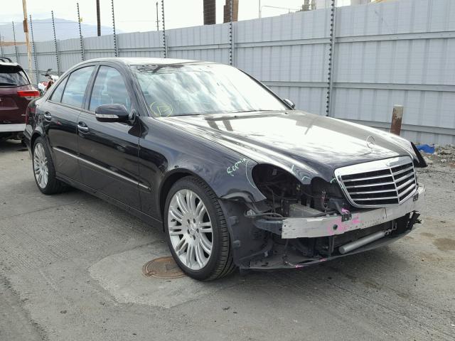 WDBUF56X07B079846 - 2007 MERCEDES-BENZ E 350 BLACK photo 1