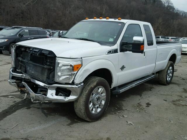 1FT8X3BT3CEB98202 - 2012 FORD F350 SUPER WHITE photo 2