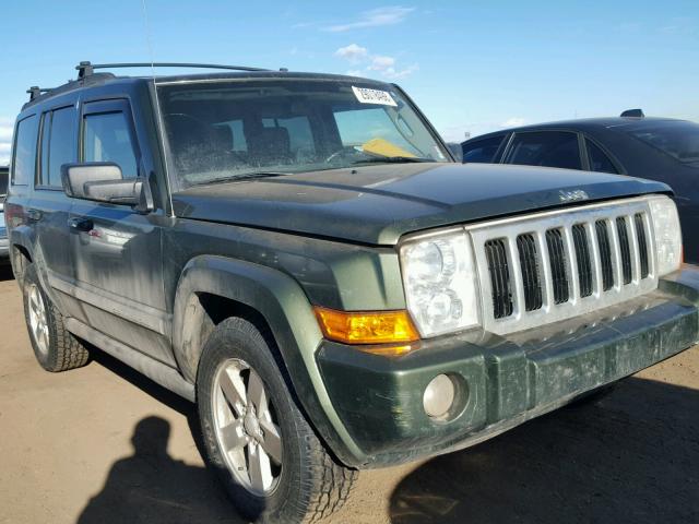 1J8HG48P97C550418 - 2007 JEEP COMMANDER GREEN photo 1