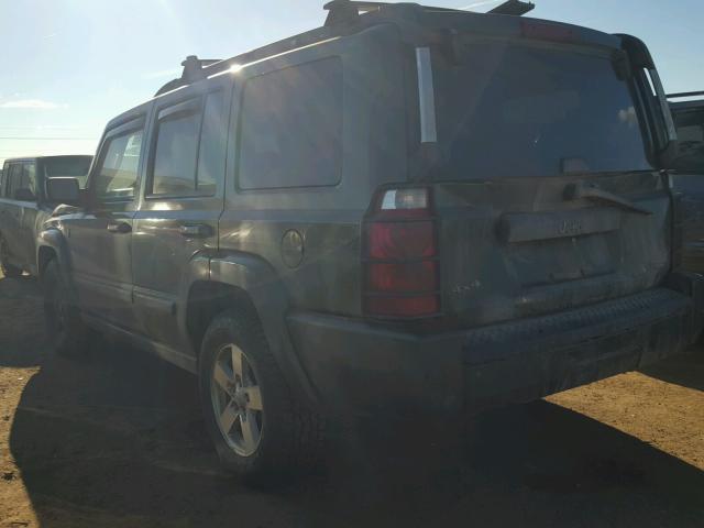 1J8HG48P97C550418 - 2007 JEEP COMMANDER GREEN photo 3
