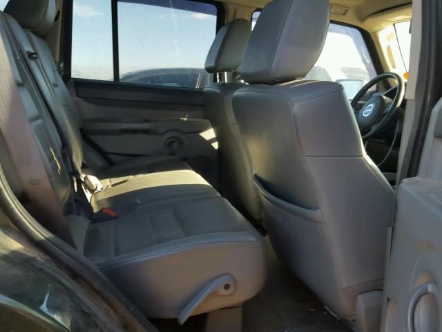 1J8HG48P97C550418 - 2007 JEEP COMMANDER GREEN photo 6