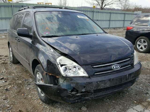 KNDMB233866074463 - 2006 KIA SEDONA EX BLACK photo 1