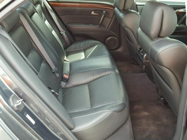 JH4KB16585C006399 - 2005 ACURA RL GRAY photo 6