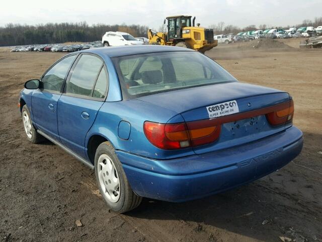 1G8ZK52762Z293694 - 2002 SATURN SL2 BLUE photo 3