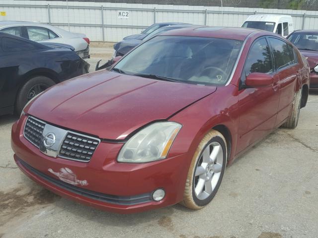 1N4BA41E14C841987 - 2004 NISSAN MAXIMA SE RED photo 2