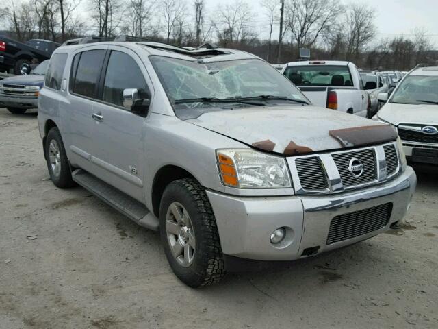 5N1BA08C07N718788 - 2007 NISSAN ARMADA SE SILVER photo 1