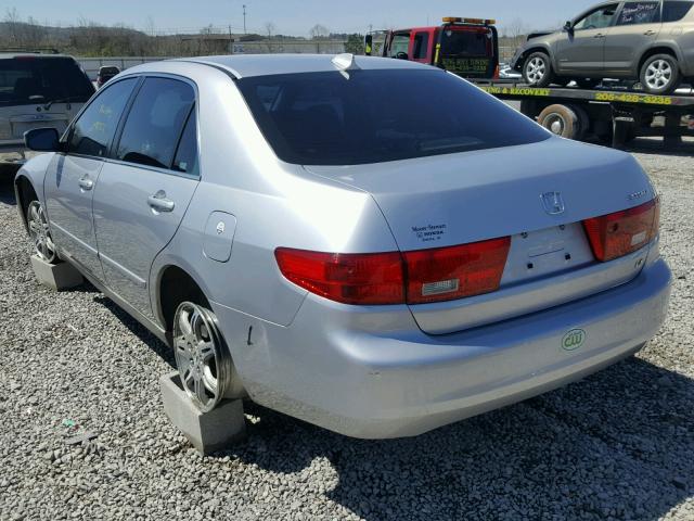 3HGCM56455G711626 - 2005 HONDA ACCORD LX SILVER photo 3