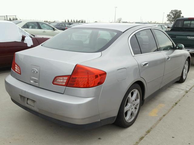 JNKCV51E03M019925 - 2003 INFINITI G35 SILVER photo 4