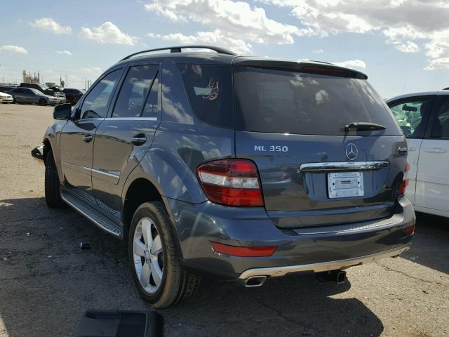 4JGBB8GB7BA723720 - 2011 MERCEDES-BENZ ML 350 4MA BLUE photo 4