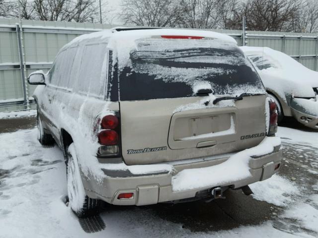 1GNDT13S822512048 - 2002 CHEVROLET TRAILBLAZE BEIGE photo 3