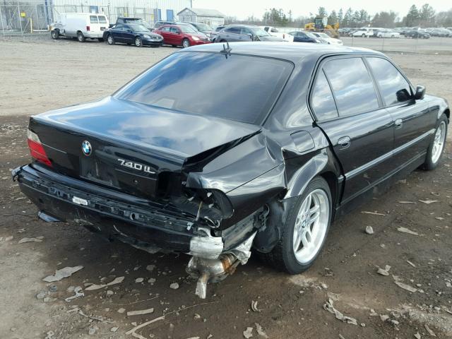 WBAGH83411DP21570 - 2001 BMW 740 IL BLACK photo 4